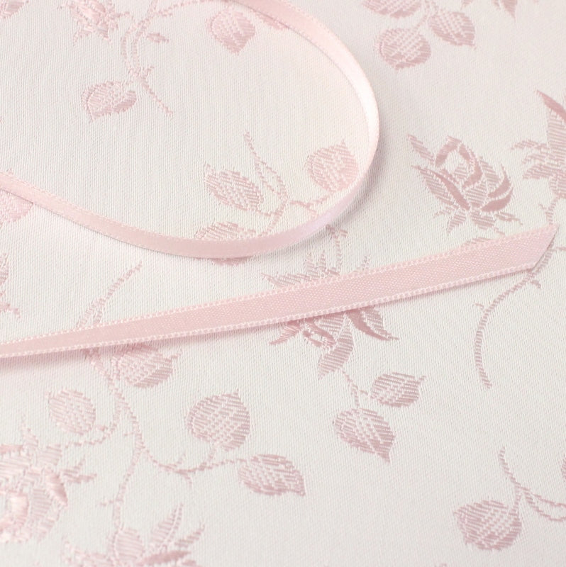 Pale Pink Silky Seam Binding Woven Ribbon, 15mm 9/16in Wide sold per Metre  
